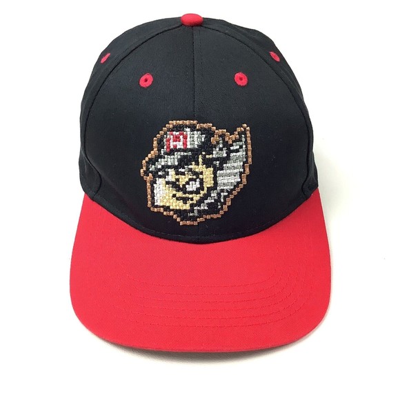 Altoona Curve Minor League Baseball Cap Hat Black Red Embroidered Adjustable OS - Picture 1 of 12